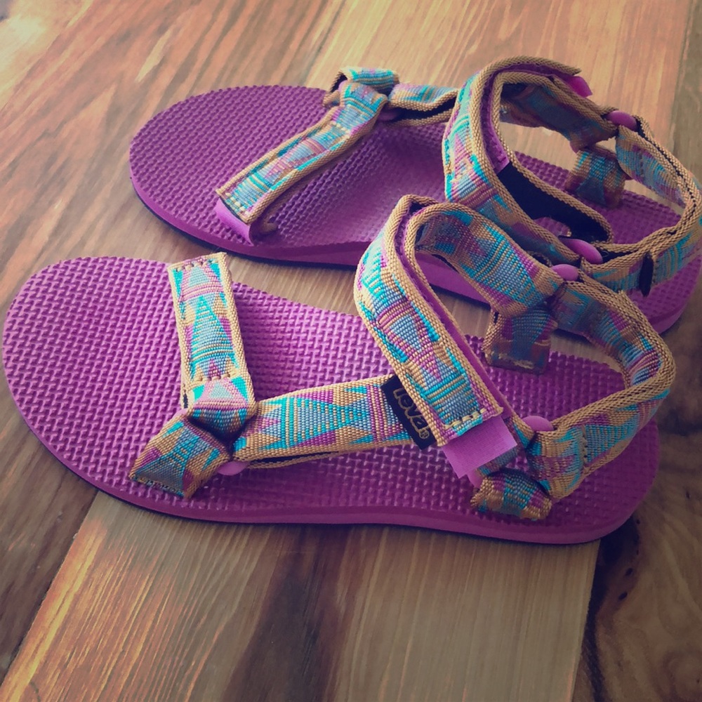 Pink Teva Sandals